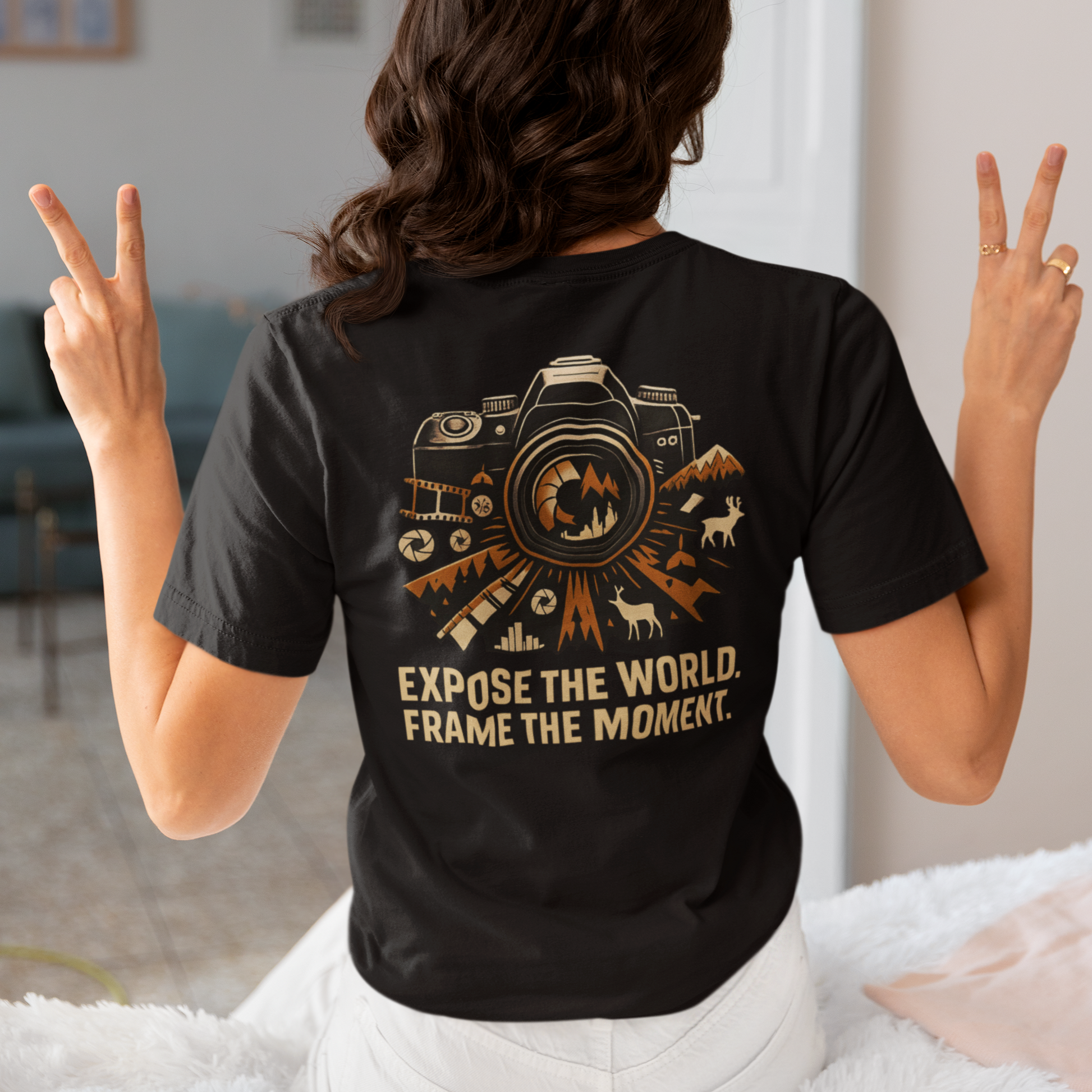Exposure Threads “Expose the World” Adventure T-Shirt – Front & Back Design