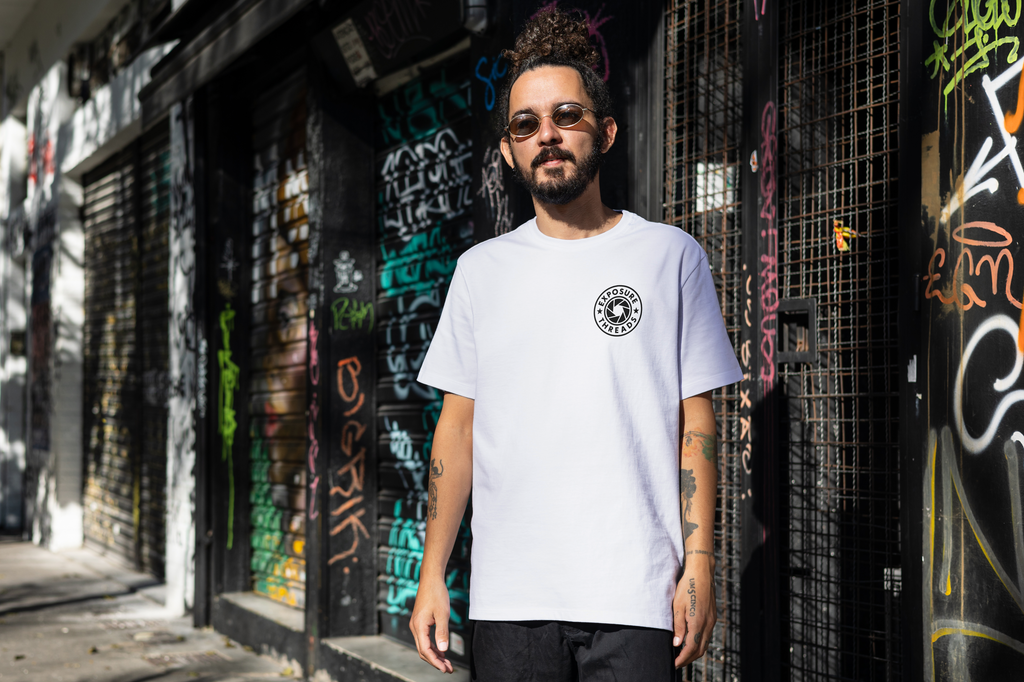 Exposure Threads “Expose the World” Adventure T-Shirt – Front & Back Design