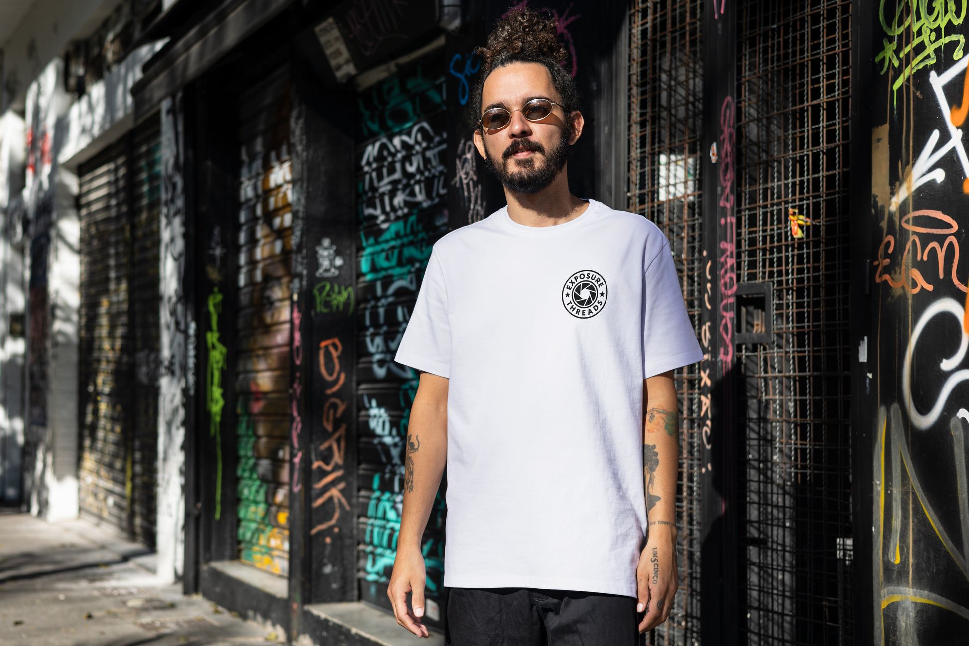 Exposure Threads “Expose the World” Adventure T-Shirt – Front & Back Design