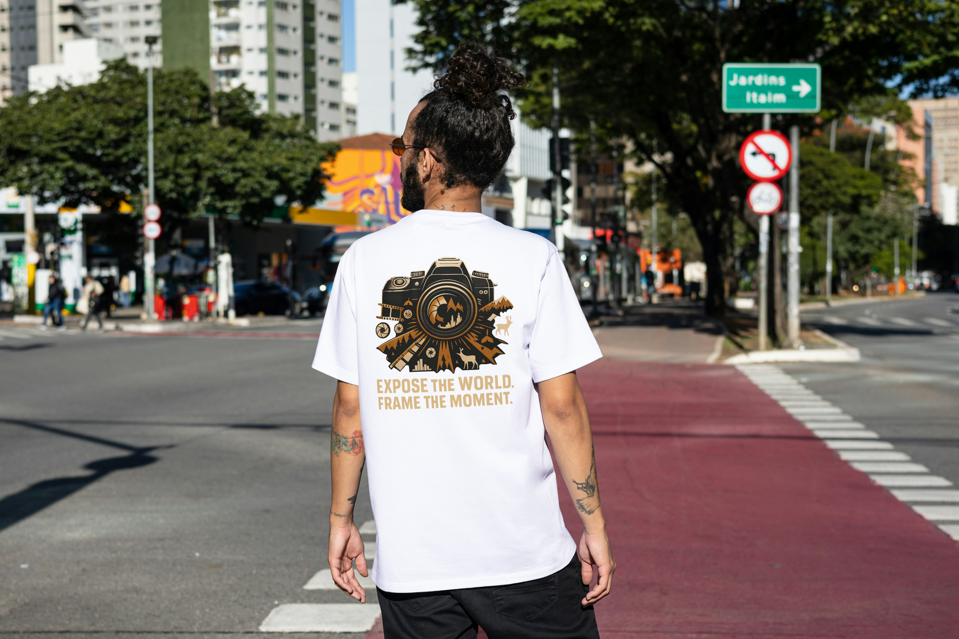Exposure Threads “Expose the World” Adventure T-Shirt – Front & Back Design