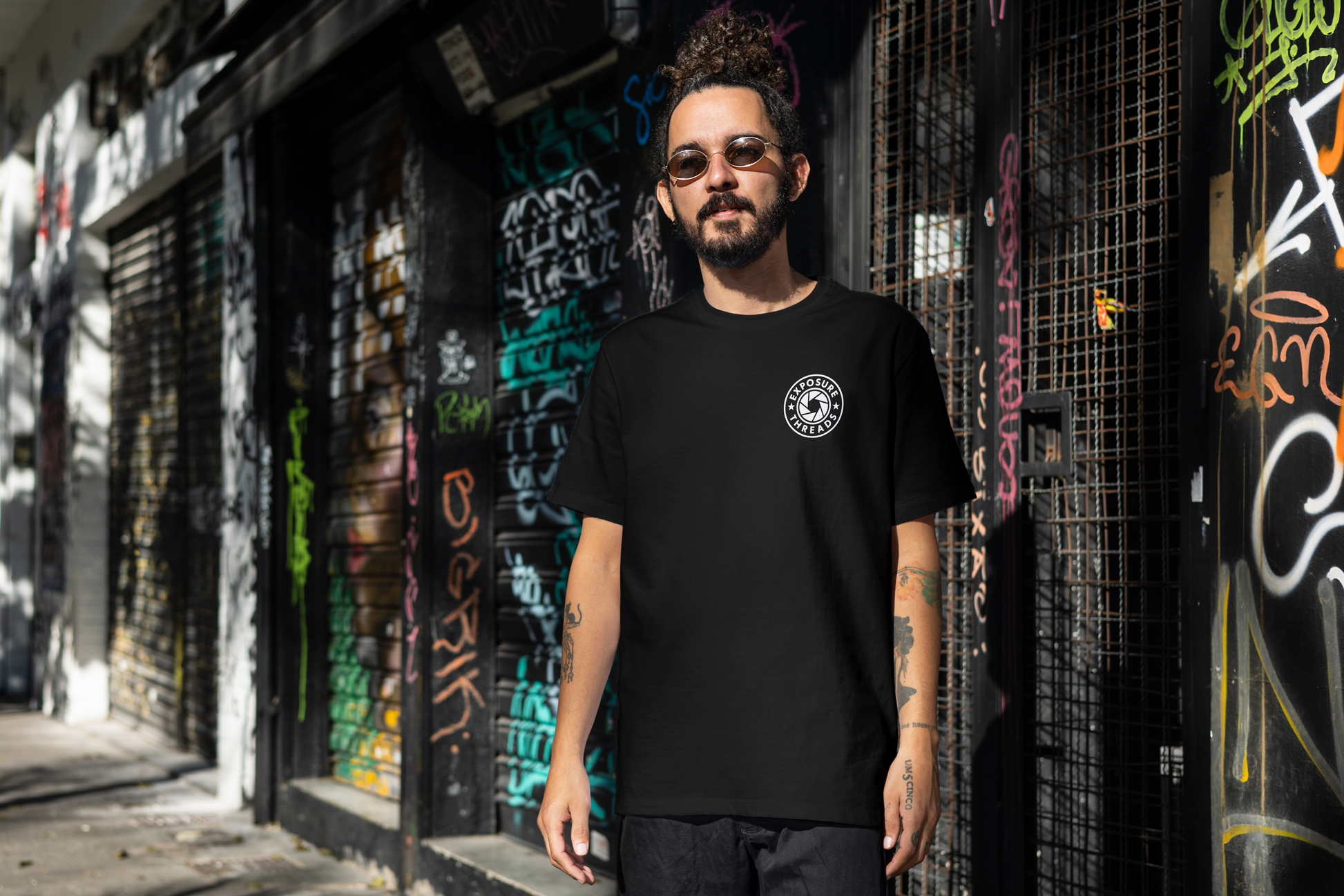 Exposure Threads “Expose the World” Adventure T-Shirt – Front & Back Design