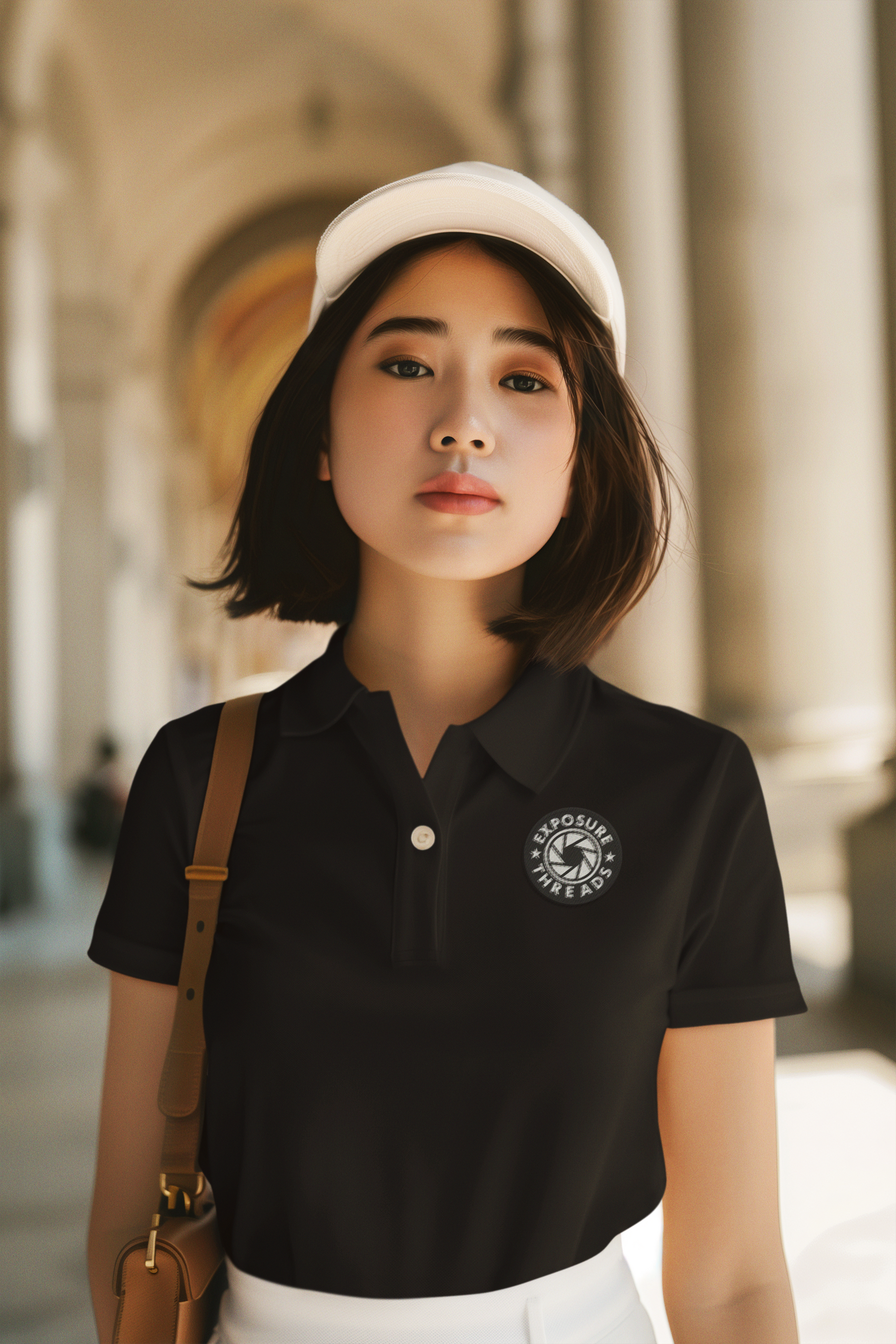 Exposure Threads Women’s Polo Shirt – Embroidered Logo