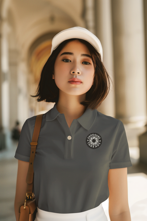 Exposure Threads Women’s Polo Shirt – Embroidered Logo