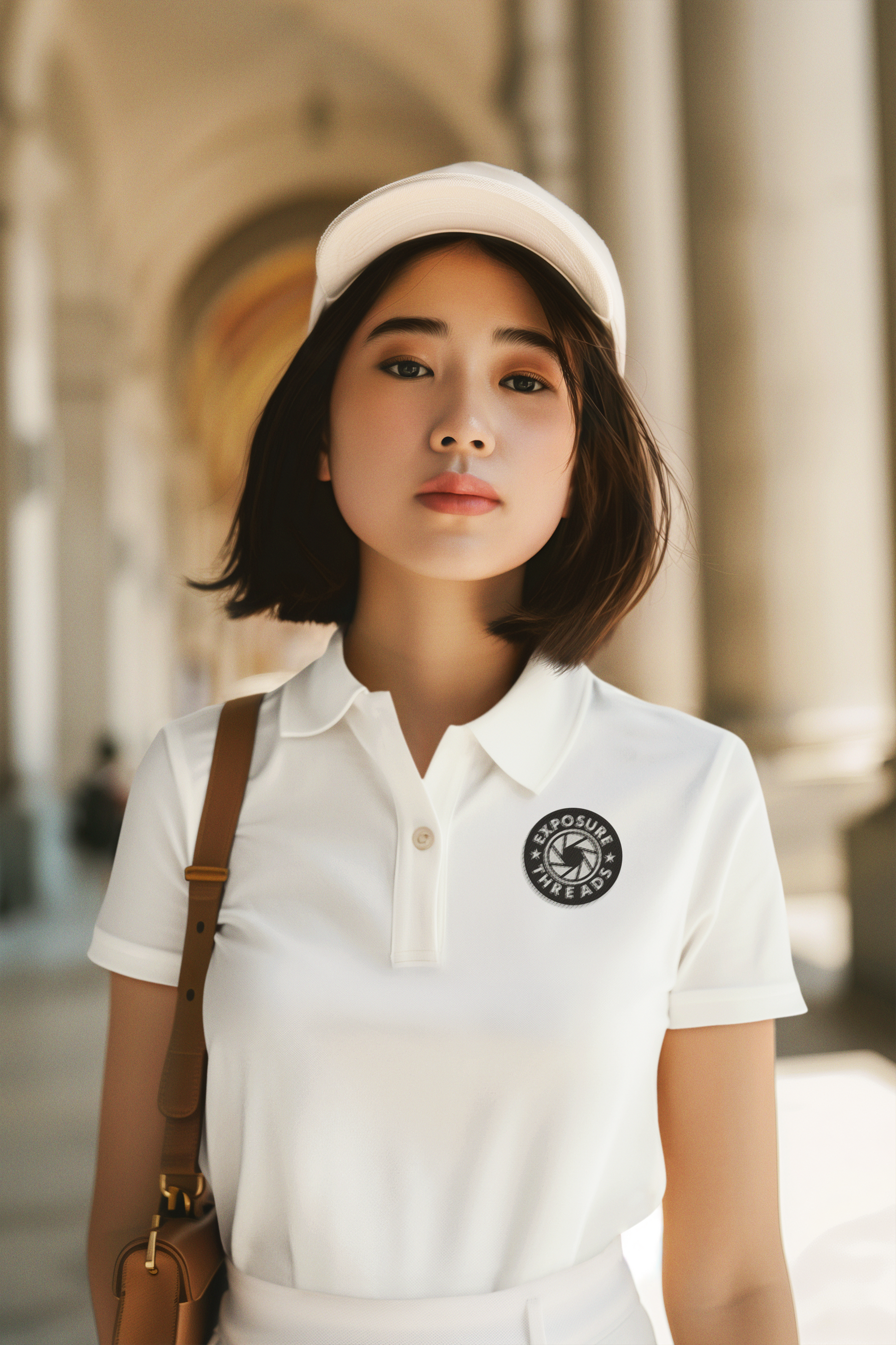 Exposure Threads Women’s Polo Shirt – Embroidered Logo